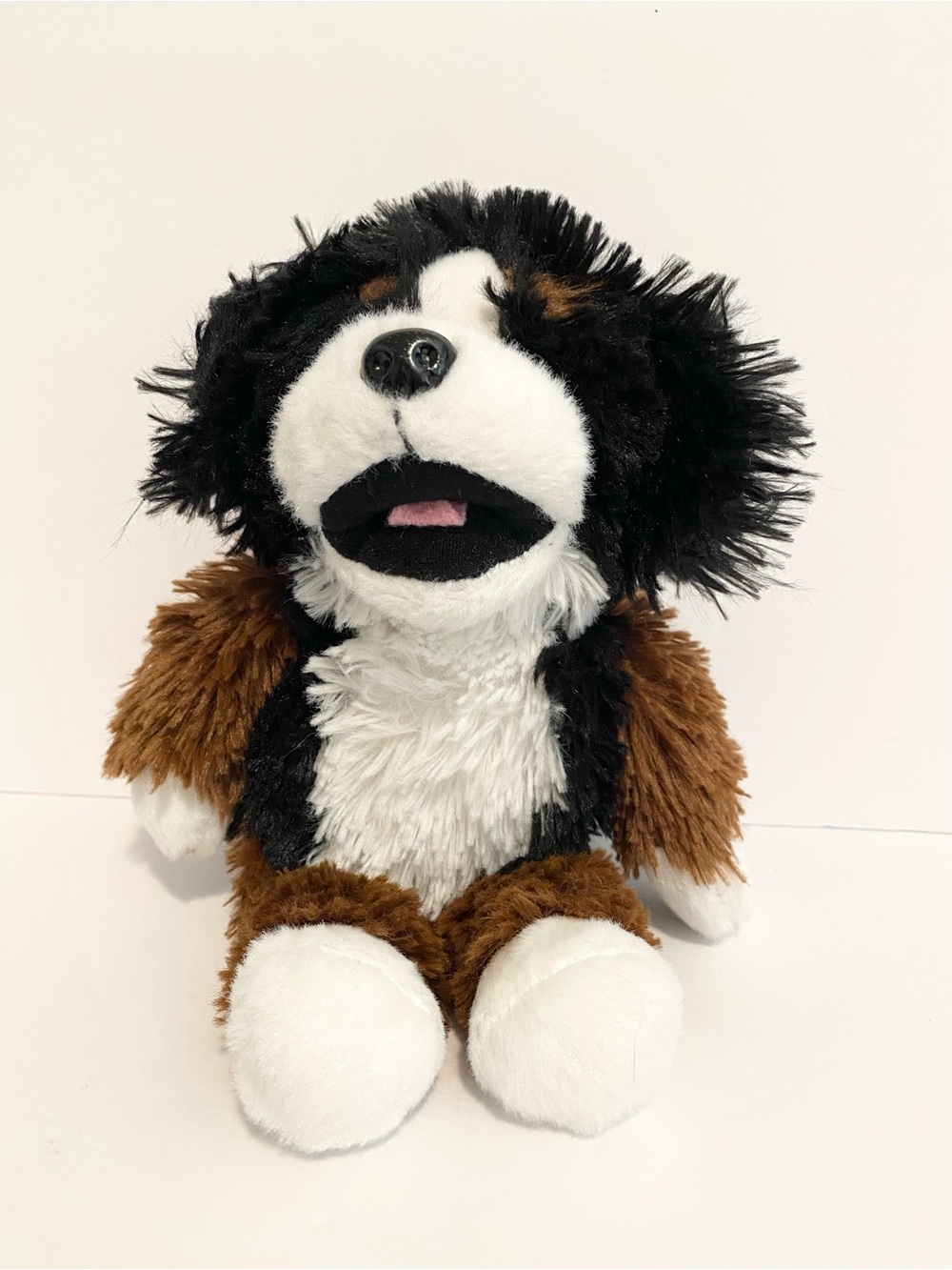 Kinder Surprise Puppy Dog Plush Ferrero 9” Stuffed Animal Brown White Toy